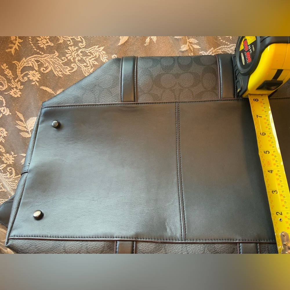 Coach Black Patterned Duffel Bag - image 5